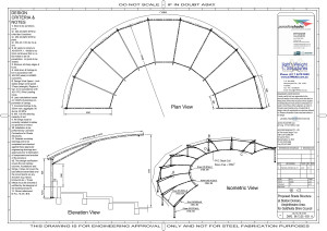 Proposed Shade Structure Drawing